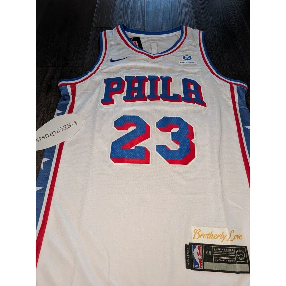 NEW!! Lebron James #23 White 2026 Philadelphia 76ers Jersey Small
